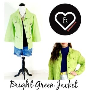 Bright Green Multiuse Jacket